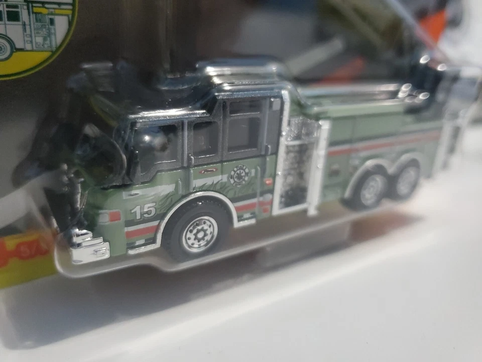 2024 MATCHBOX Working Rigs Pierce Velocity Aerial Platform Fire Truck #15 - Image 4 of 4
