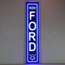 Neonetics Ford Vertical LED Flex Neon Light Up Sign (47" Tall)