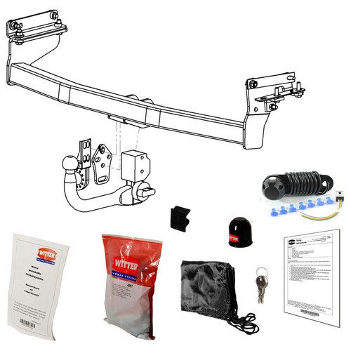Witter Towbar for Nissan Qashqai +2 20072013 Detachable Tow Bar eBay