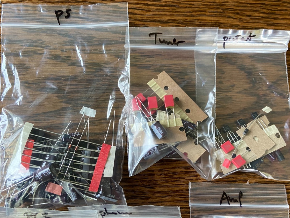 Pioneer SX-939 Complete Rebuild Kit High-Quality Receiver Recap