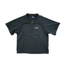 Under Armour Youth Batting Cage Jacket Lightweight Breathable Black Size YLG