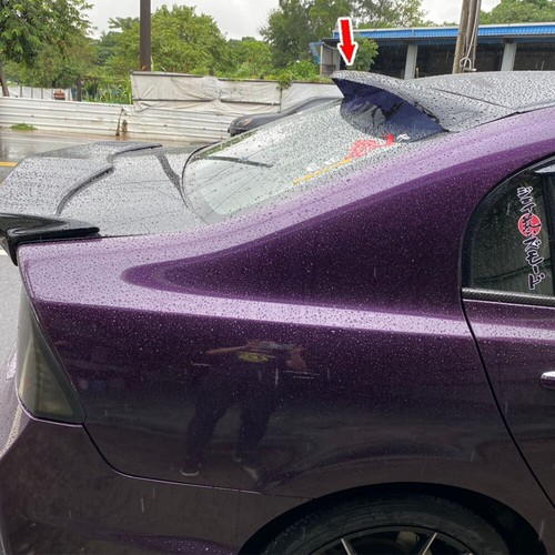 Unpainted FOR Honda Civic 8th 4DR Sedan Rear Window Rear Roof Spoiler 2006-2011 - Picture 8 of 9