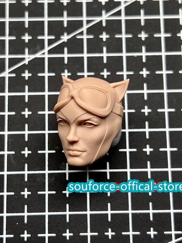 1:6 Woman Selina Kyle Head Sculpt Head Model Fit 12'' Female Figure body Doll - Picture 3 of 5