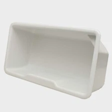 Crownline Boat Storage Tub | Glossy White Plastic 30 1/4 x 15 1/4 Inch
