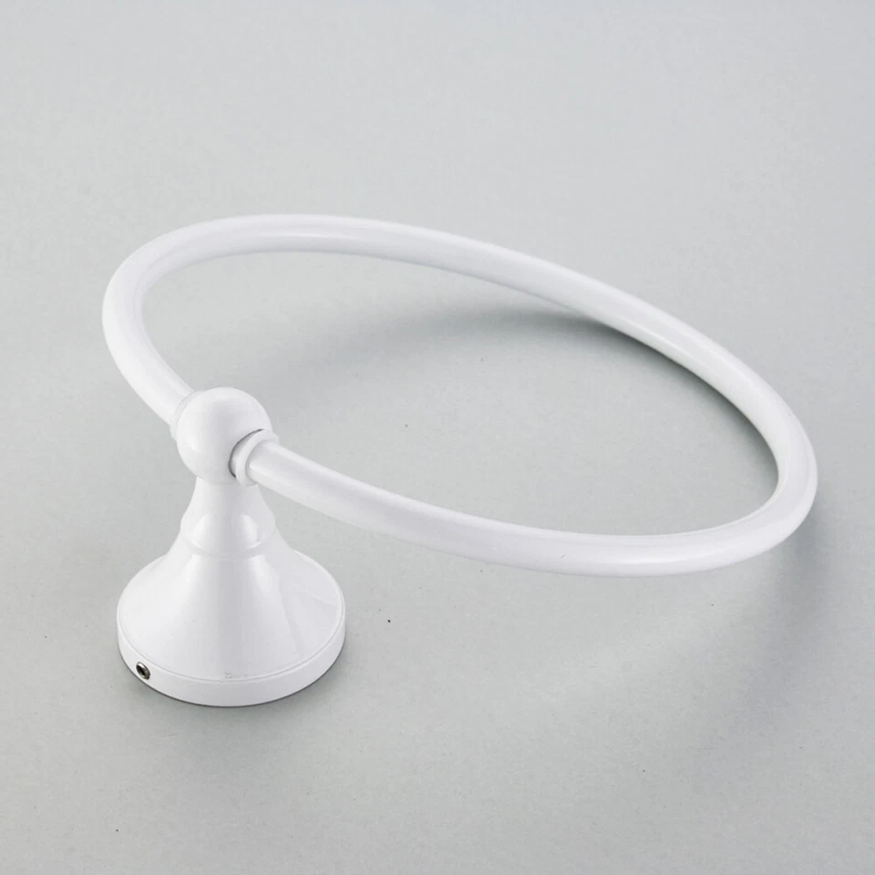 Anillo Toallero Baño Redondo Antiguo Cepillado Antiguo Toallero Colgante Anillo Foto 4 de 4