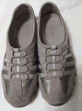 Skechers Women's Bikers Hot Ticket Leather Textile Shoes Sz 8