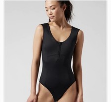 NWT Athleta Deep Sea One Piece Swimsuit Black Size M