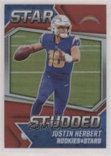 2021 Panini Rookies & Stars Star Studded Red 12/99 Justin Herbert #SS-18 0z0n