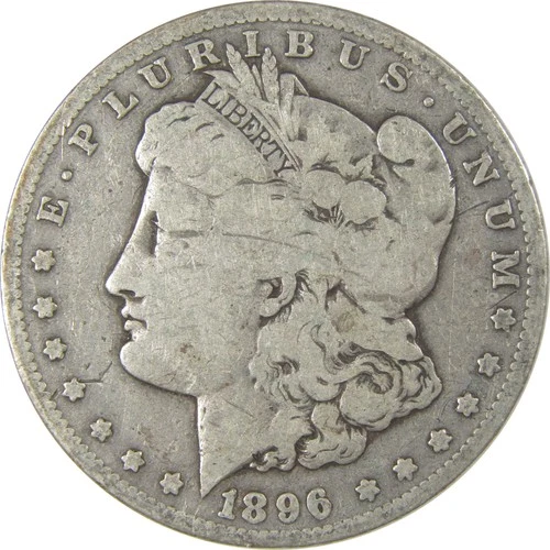 1896 S Morgan Silver Dollar G Good $1 Coin Collectible SKU:I23885