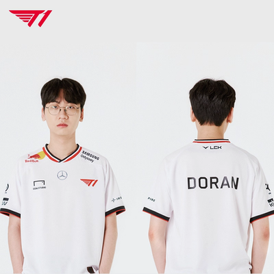 AUTHENTIC] T1 2025 2ND UNIFORM JERSEY FAKER DORAN ONER KERIA