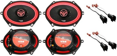 2 Cerwin-Vega V68 6x8'' Front & Rear Speakers Fit 1999-2002 Lincoln Navigator