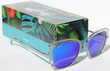 MAUI JIM Violet Lake POLARIZED Sunglasses Silver Titanium/Blue Mirror NEW Japan