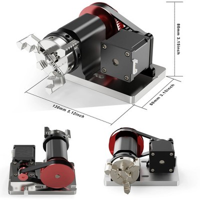 4th Axis Rotary Module Kit for TTC450/TTC 450 PRO CNC Laser Engraving Machine
