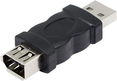 CERRXIAN Firewire IEEE 1394 6 Pin Female to USB Male Adapter Convertor for Print
