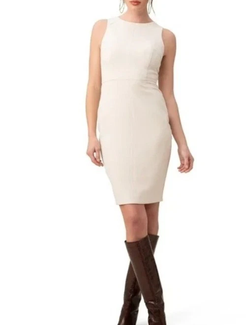 heels with brown dress Olivia Suede Midi Dress – Influencestyle main image 0