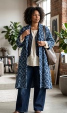 Stylischer AKH Jeans-Mantel / Cardigan   Ein ...