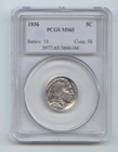 1936 Buffalo Nickel, PCGS MS-65