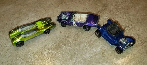 Lot Off 3 Redline Hot Wheels Vintage Used Condition