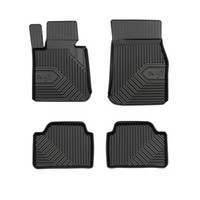 FußMatten Gummimatten No.77 FüR Bmw 1Er F20 2011-2019 Tpe Gummi Schwarz 4 Teile