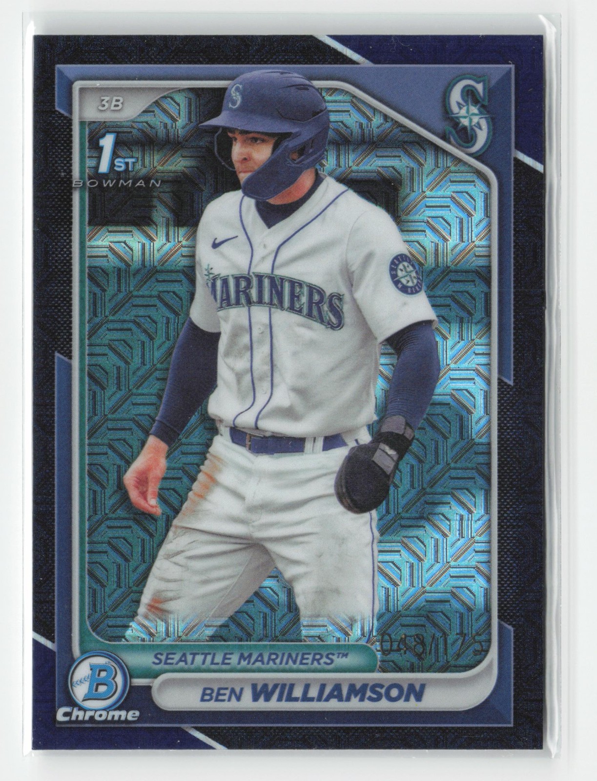 Ben Williamson 2024 Bowman #BCP-67 Navy Blue Mojo #/175