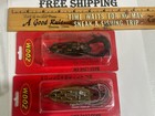 LOT OF 2 Zoom Hollow belly JR Frog Lures. 2.5" TOPWATER FISHING 2 COLORS SHOWN