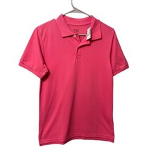 The Childrens Place Boys XL 14 Pink Short Sleeve Polo Shirt Kids Preppy NWT