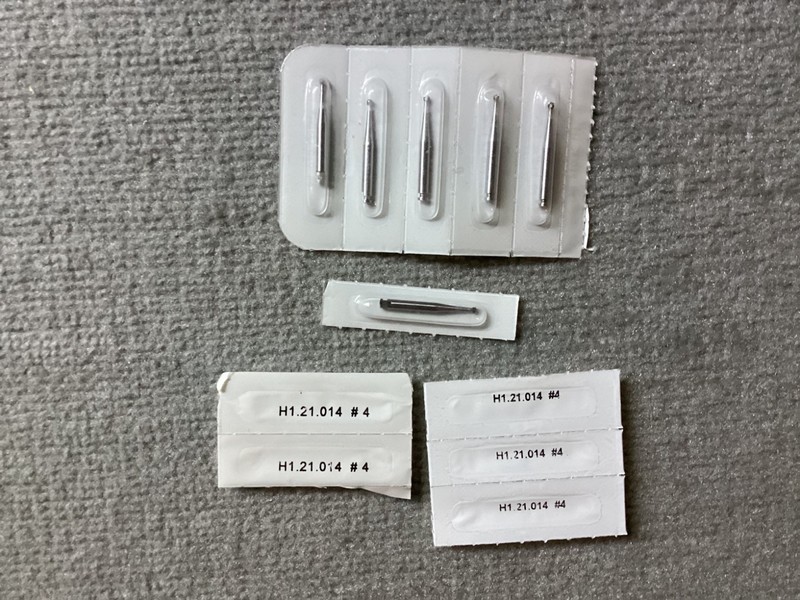 Brasseler Dental RA Round Burs H1.21.014 #4 Lot of 11 Burs