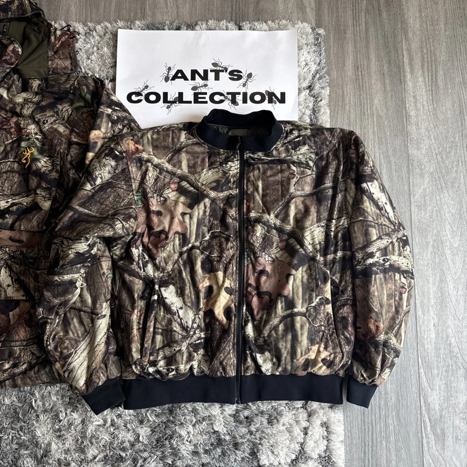  Browning Hunting Realtree Camo Full Zip-Up Layered XPO Jacket Pre-Vent Men's L - Image 3 of 4