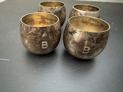 Vintage Tiffany & Co Sterling Silver Shot Glass Cup Liqueur Cordial Engraved