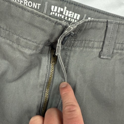 Urban Pipeline Shorts Boys Size 18 REG. Gray Chino Flat Front Adj Waist - Picture 8 of 16