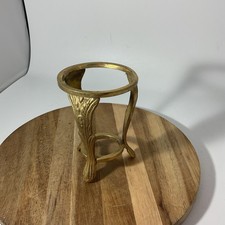 Brass Orb Stand 4  Tripod 2.75  Opening (4)