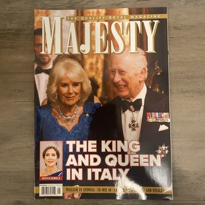 Majesty The Quality Royal Magazine Vol.46 No.5 / THE KING AND QUEEN IN ITALY
