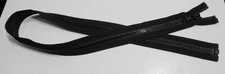 29 inch Deep Black #5V Vislon Separating YKK Zipper New!