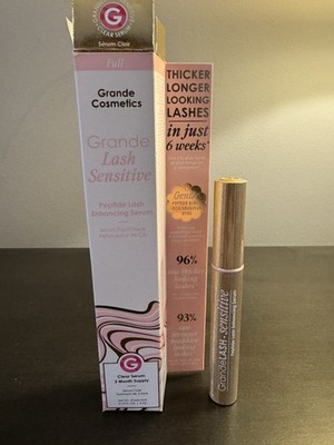 Grande Cosmetics GrandeLASH Sensitive Peptide Lash Enhancing Serum Full Size NIB