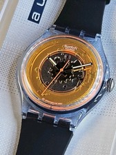 🇨🇭 Swatch Dark Vader GK110 Automatic Conversion 1990 NEW 