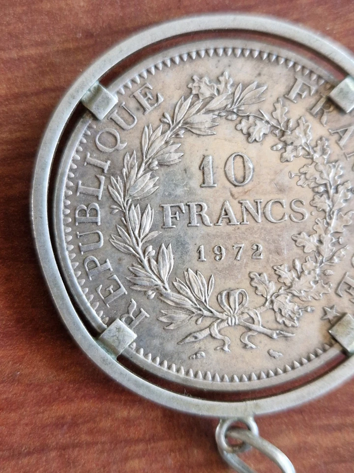 pièce de 10 francs Hercule, 1972, en argent - Photo 1/2