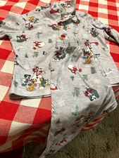 Disney Mickey Friends 2-Piece Fleece Pajama Set Long Sleeve Size 18 months