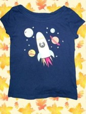 Cat Jack Girls 18 M Space Shirt
