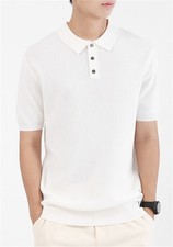 Men's Polo Shirt Casual Short Sleeve Golf Shirt Summer Vacation Beach Shirts