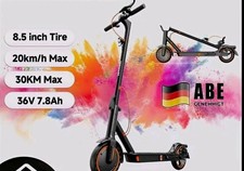 TODIMART T3 E-Scooter 350W 36V 7,8Ah 8,5 Zoll ABE 20 km/h bis 30 km