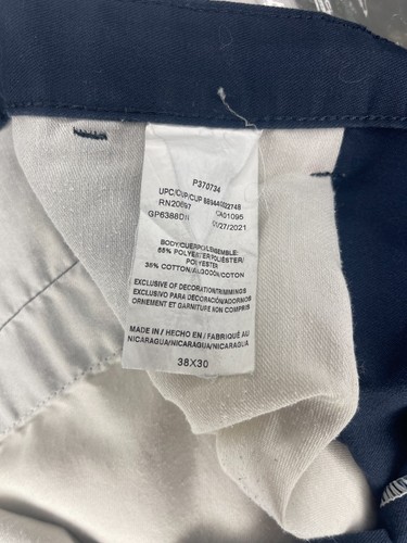 Genuine Dickies Distressed Blue Slim Straight Fit 38x30 Work Pants - Picture 5 of 6