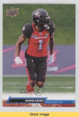 2023 Upper Deck CFL Blue Darvin Adams #92 READ 1g4p