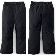 Lands' End Slim Squall Waterproof Insulated Iron Knee Snow Pants Youth Unisex 10