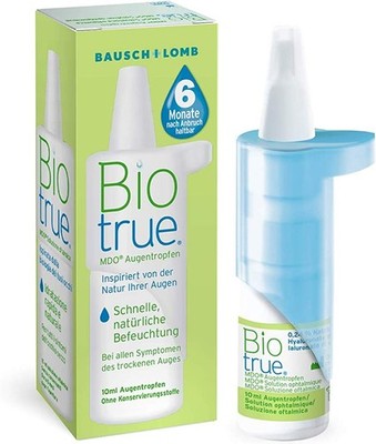 Bausch und Lomb Augentropfen Biotrue MDO 1er Pack: 1 x 10 ml mit Hyaloronsäure