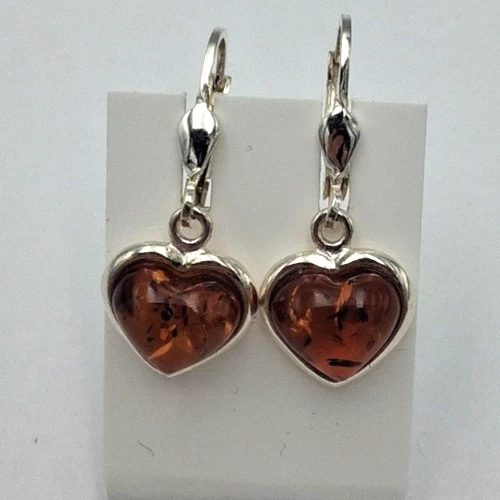 Orecchini a forma di cuore in argento sterling: orecchini a bottone minimalisti con segno della mano - Italia