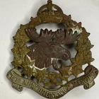 WWII WW2 Canada Military New Brunswick Rangers Cap Badge
