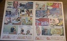 Jimmy Neutron Timmy Nickelodeon Comic Print Ad 2005 16x11 Promo Wall 