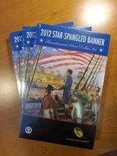2012 Star Spangled Banner Bicentennial Silver Dollar Set.  Sealed From U.S. Mint