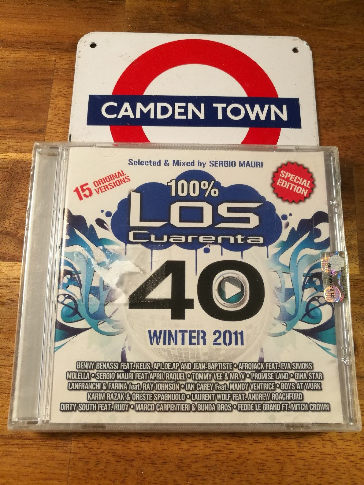 Los Cuarenta 40 Winter 2011 Benny Benassi/Afrojack/Molella/Tommy Vee CD Nuovo