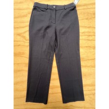 LOFT The Parker Straight Leg Black Dress Pants Trousers 8P Petite Office Wear